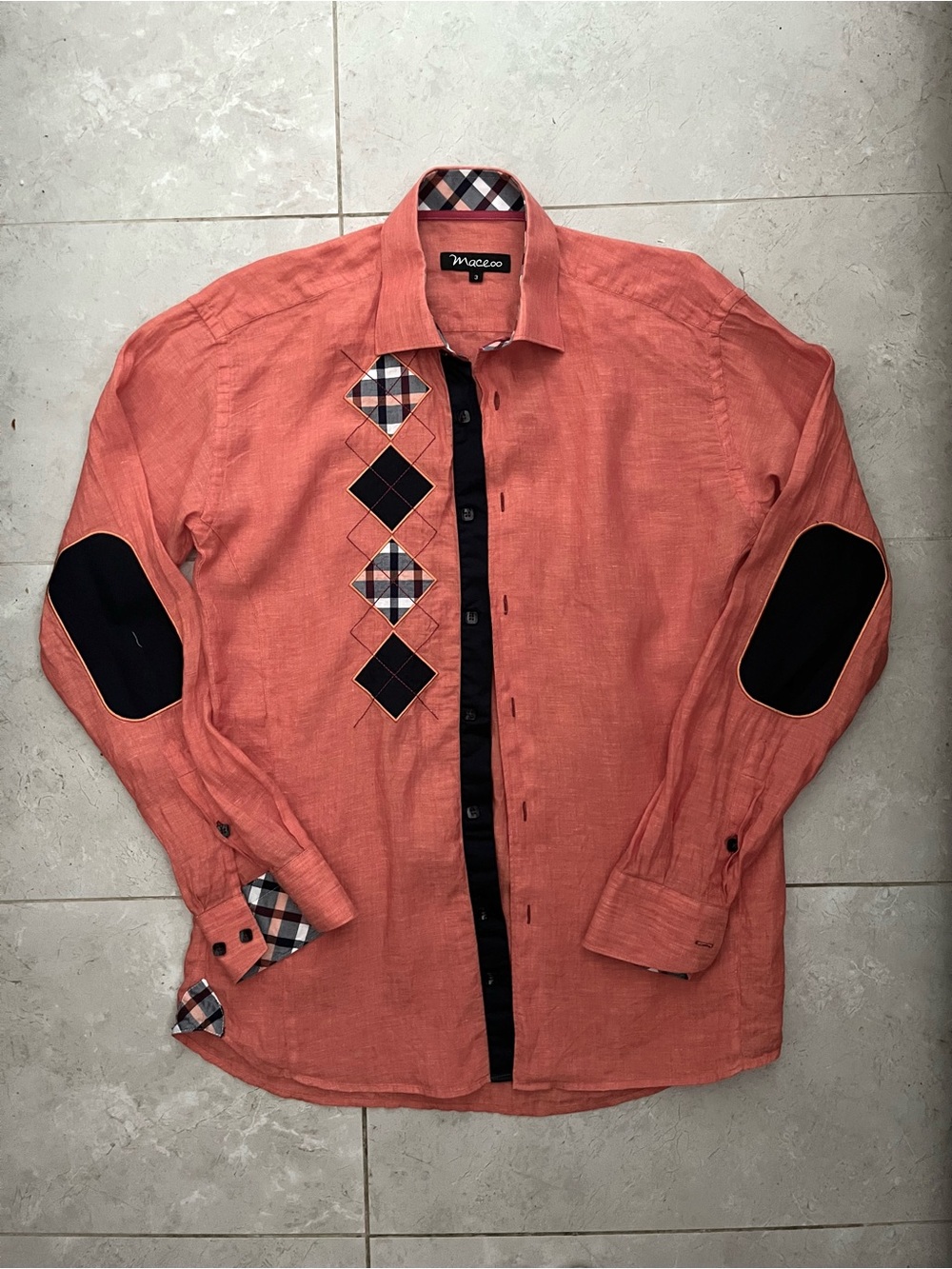 French Designer Maceoo Linen Shirt